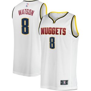 Fanatics Peyton Fabulous Watson Denver Nuggets White Fast Break Player Jersey Association Edition
