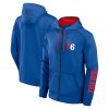 Fanatics Philadelphia 76ers Royal Baller Defender Performance Full Zip Unique Hoodie
