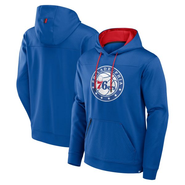 Fanatics Philadelphia Stylish 76ers Royal Reserve Defender Pullover Hoodie
