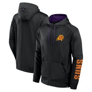 Fanatics Unique Phoenix Suns Black Baller Defender Performance Full Zip Hoodie