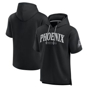 Fanatics Phoenix Suns Black Elements Elegant Ready Short Sleeve Pullover Hoodie
