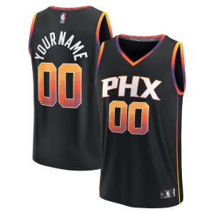 Fanatics Phoenix Suns Black Unique Fast Break Custom Replica Jersey Statement Edition