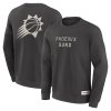 Fanatics Phoenix Suns Gray Elements Future Ground Lettering Gorgeous Pullover Sweatshirt