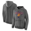 Fanatics Phoenix Suns Gray True Classics Vintage Eye - catching Snow Wash Raglan Pullover Hoodie