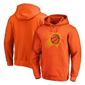 Fanatics Phoenix Suns Orange Icon Primary Logo Fitted Pullover Hoodie Unique