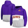 Fanatics Phoenix Suns Purple Big & Tall Unique Anorak Half Zip Hoodie