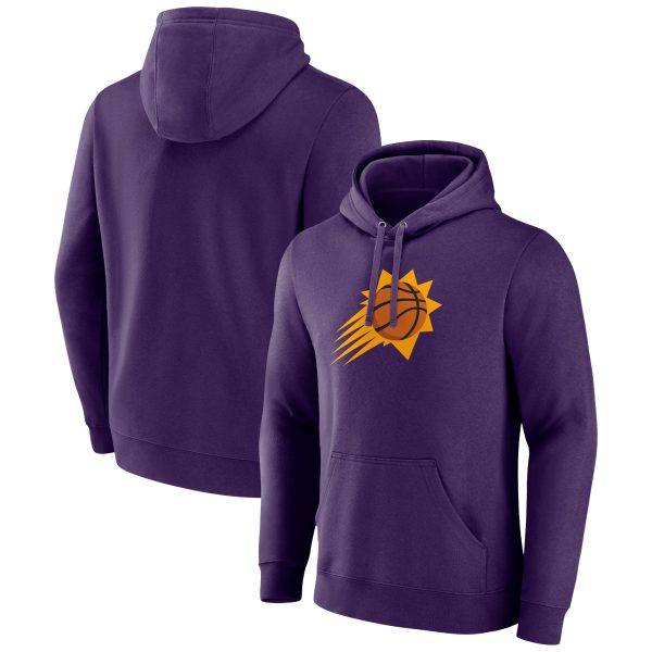 Fanatics Phoenix Suns Purple Primary Logo Eye - catching Pullover Hoodie