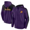 Fanatics Phoenix Suns Purple Rainbow Premium Shot Full Zip Hoodie
