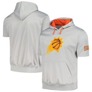 Fanatics Phoenix Suns Silver Big & Tall Eye - catching Logo Pullover Hoodie
