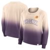 Fanatics Phoenix Suns Women's Tan/Purple Lounge Arch Raglan Pullover Sweatshirt Gorgeous