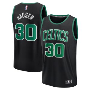 Fanatics Sam Hauser Boston Celtics Black Fast Break Replica Player Jersey Statement Gorgeous Edition