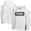 Fanatics San Antonio Spurs Ash Softhand Raglan Tri Blend Chic Pullover Hoodie