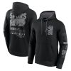 Fanatics San Antonio Spurs Gorgeous Black Game Time Crossover Pullover Hoodie