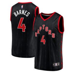 Fanatics Scottie Barnes Toronto Raptors Black Fast Gorgeous Break Replica Player Jersey Statement Edition