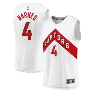 Fanatics Scottie Barnes Toronto Raptors White Fast Break Premium Replica Jersey Association Edition