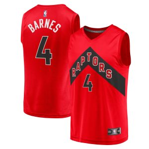 Fanatics Scottie Barnes Toronto Raptors Youth Red Fast Chic Break Replica Jersey Icon Edition