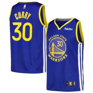Fanatics Stephen Curry Golden Fabulous State Warriors Royal Fast Break Player Badge Jersey