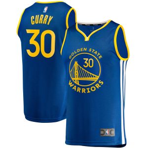 Fanatics Stephen Curry Golden State Warriors Royal Fast Break Replica Trendy Jersey Icon Edition