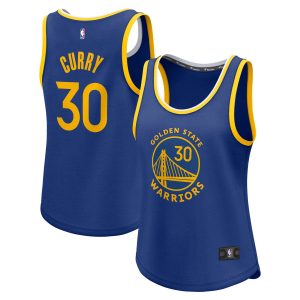 Fanatics Stylish Stephen Curry Golden State Warriors Women's Royal Fast Break Player Jersey Icon Edition