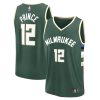Fanatics Taurean Prince Milwaukee Bucks Hunter Green Fast Break Replica Premium Player Jersey Icon Edition
