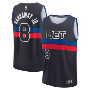 Fanatics Tim Hardaway Jr. Detroit Pistons Black Fast Break Player Jersey Statement Premium Edition