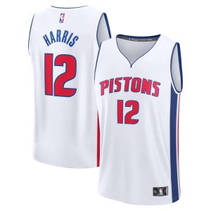 Fanatics Tobias Harris Detroit Pistons White Fast Break Unique Replica Player Jersey Association Edition