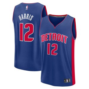 Fanatics Tobias Harris Detroit Pistons Youth Blue Fast Break Unique Replica Player Jersey Icon Edition