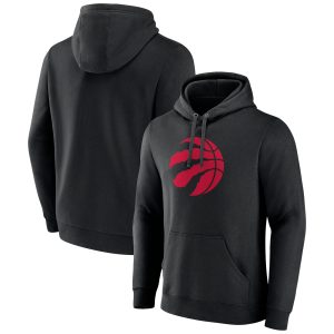 Fanatics Toronto Raptors Gorgeous Black Primary Logo Pullover Hoodie