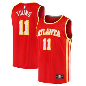 Fanatics Trae Young Atlanta Hawks Gorgeous Red Fast Break Player Jersey Icon Edition