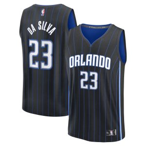 Fanatics Tristan da Silva Orlando Magic Youth Black 2024 NBA Gorgeous Draft Fast Break Player Jersey Icon Edition