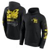 Fanatics Utah Unique Jazz Black Game Time Crossover Pullover Hoodie