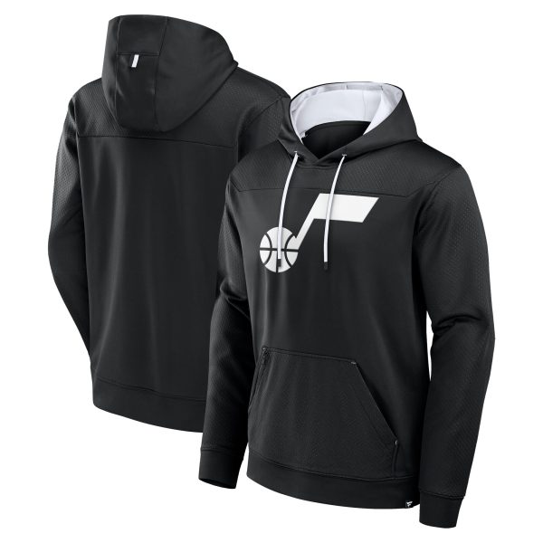 Fanatics Utah Jazz Black Reserve Defender Pullover Premium Hoodie