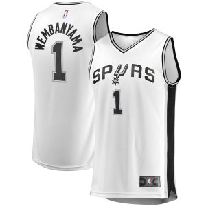 Fanatics Victor Wembanyama San Antonio Spurs White Fast Break Player Chic Jersey Association Edition