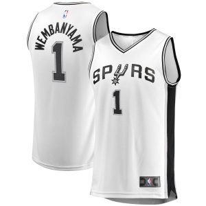 Fanatics Victor Wembanyama San Antonio Spurs Youth White Fast Break Player Gorgeous Jersey Association Edition