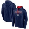 Fanatics Washington Wizards Heather Navy Fast Unique Break Pullover Hoodie