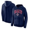 Fanatics Washington Wizards Fabulous Heather Navy Foul Trouble Snow Wash Raglan Pullover Hoodie