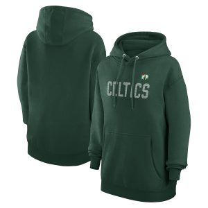 G III 4Her by Carl Banks Boston Celtics Women's Kelly Green Dot Chic Print Pullover Hoodie