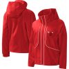 G III 4Her by Carl Banks Chicago Bulls Women's Red Premium Last Shot Full Zip Hoodie
