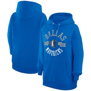 G III 4Her by Carl Banks Fabulous Dallas Mavericks Women's Blue City Pullover Hoodie