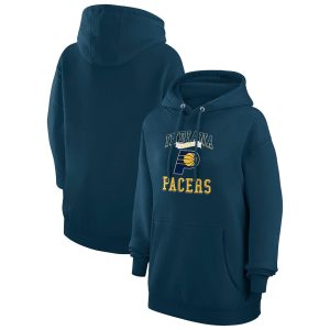 G III 4Her by Carl Banks Indiana Pacers Women's Unique Navy Graphic Fleece Pullover Hoodie