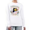 G III 4Her by Carl Banks Indiana Pacers Women's White Trendy Flowers Team Logo Graphic Fleece Crewneck Pullover Sweatshirt