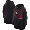 G III 4Her by Carl Banks LA Clippers Women's Black Basketball Love Eye - catching Fleece Pullover Hoodie