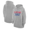 G III 4Her by Unique Carl Banks LA Clippers Women's Heather Gray Graphics Fleece Pullover Hoodie