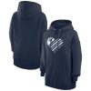 G III 4Her Fabulous by Carl Banks Memphis Grizzlies Women's Navy Heart Pullover Hoodie