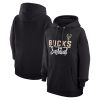 G III 4Her by Carl Banks Milwaukee Bucks Women's Black Graphics Fleece Fabulous Pullover Hoodie