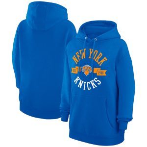 G III 4Her by Carl Chic Banks New York Knicks Women's Blue City Pullover Hoodie