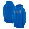 G III 4Her by Carl Banks New York Knicks Women's Elegant Blue Dot Print Pullover Hoodie