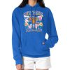 G III 4Her by Carl Banks New York Knicks Women's Blue Flowers Chic Team Logo Graphic Fleece Pullover Hoodie