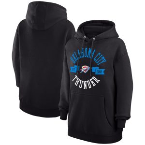 G III 4Her Chic by Carl Banks Oklahoma City Thunder Women's Black City Pullover Hoodie