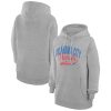 G III 4Her by Carl Banks Oklahoma City Thunder Women's Stylish Heather Gray Filigree Logo Pullover Hoodie